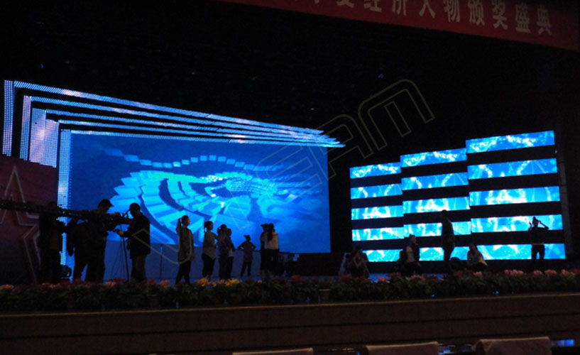 中國寧夏電視臺Cn-P10租賃LED顯示屏項(xiàng)目