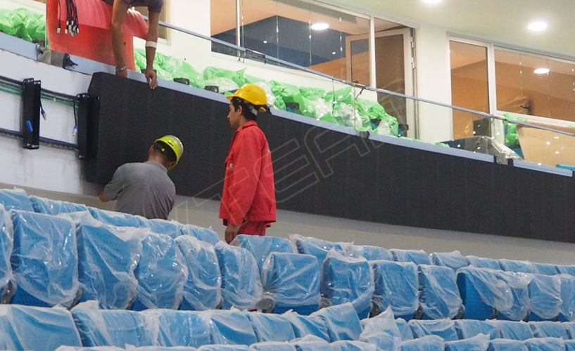 哈薩克斯坦球場(chǎng) Cn10條形顯示屏項(xiàng)目案例