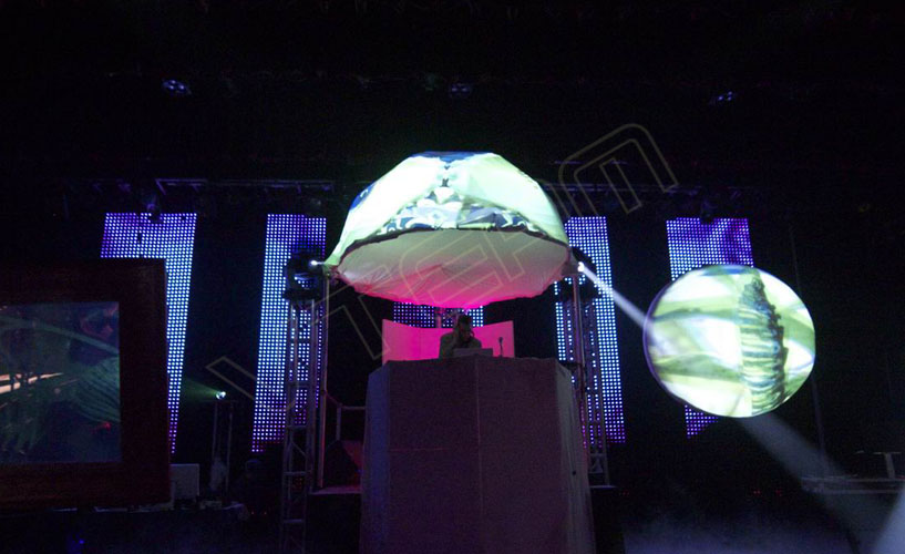 美國迪士尼晚會(huì)活動(dòng) LED共形屏iDot-P55項(xiàng)目