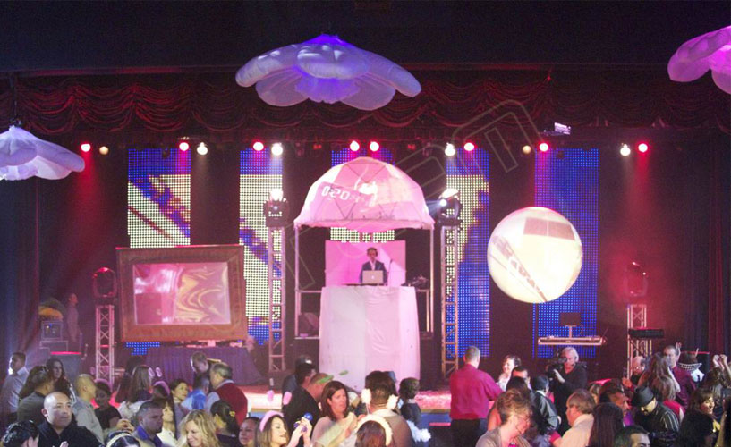 美國迪士尼晚會(huì)活動(dòng) LED共形屏iDot-P55項(xiàng)目