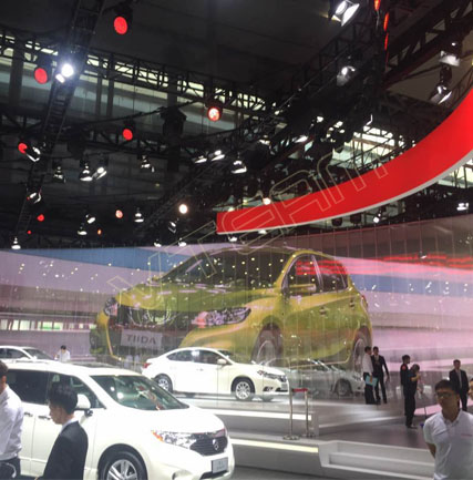 廣州車(chē)展 透明LED顯示屏G-3.9項(xiàng)目