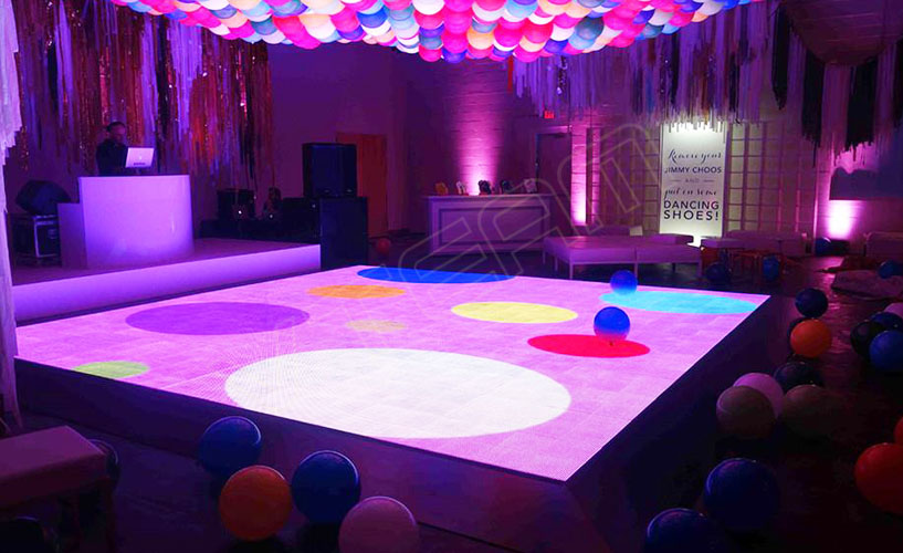 美國達(dá)拉斯LED舞池 地磚屏iMagic-P10項目