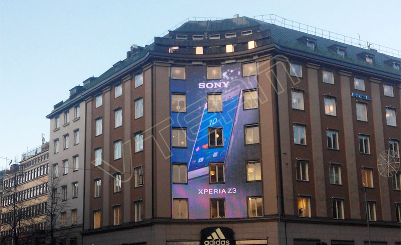 斯德哥爾摩 LED柔性軟屏MJ4-P40項(xiàng)目