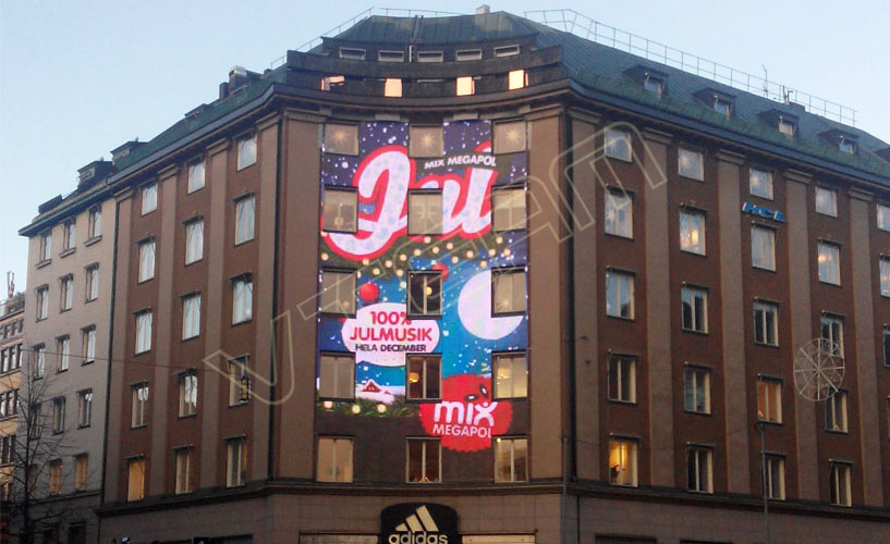 斯德哥爾摩 LED柔性軟屏MJ4-P40項(xiàng)目