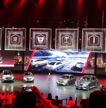 上海車(chē)展發(fā)布會(huì) LED透明屏vClear-7.8