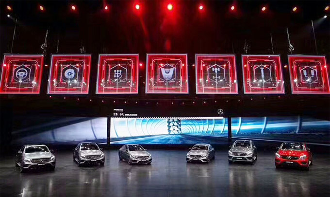 上海車展發(fā)布會 LED透明屏vClear-7.8