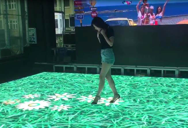  LED互動感應地磚屏原理，與傳統(tǒng)LED顯示屏三大區(qū)別