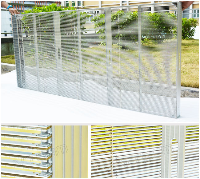 LED透明屏是全透明的嗎？