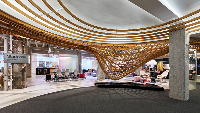 美國(guó)Steelcase展示廳顯示屏項(xiàng)目