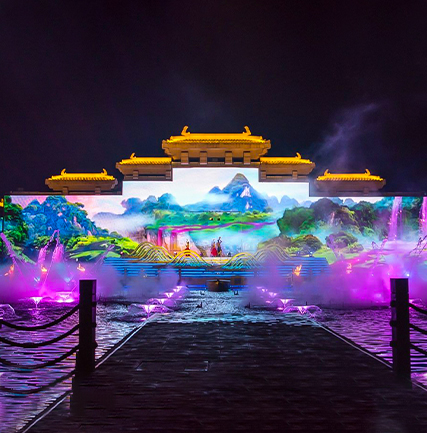 山東《仙緣.蓬萊》水舞聲光秀項目