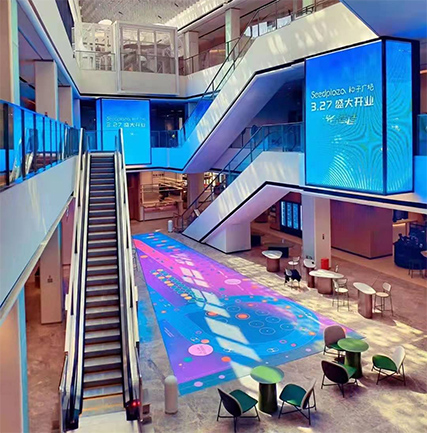 湖北荊門(mén)種子廣場(chǎng)LED透明屏項(xiàng)目