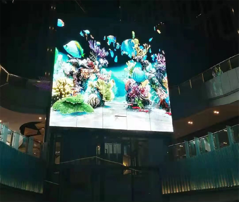 杭州愛尚里LED透明屏項目