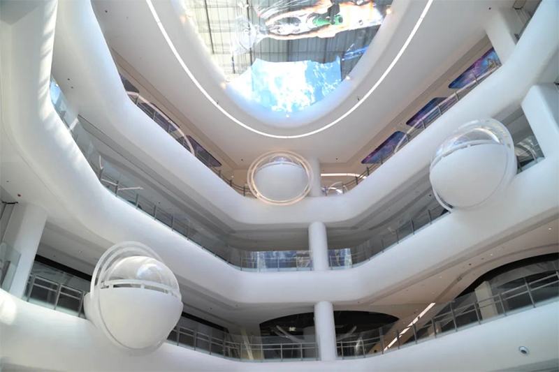 北京金石廣場LED透明天幕屏項(xiàng)目