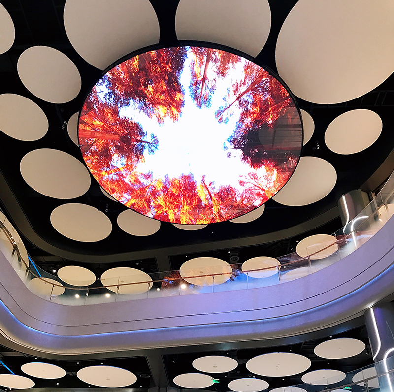 上海西岸鳳巢購物中心LED透明屏項目